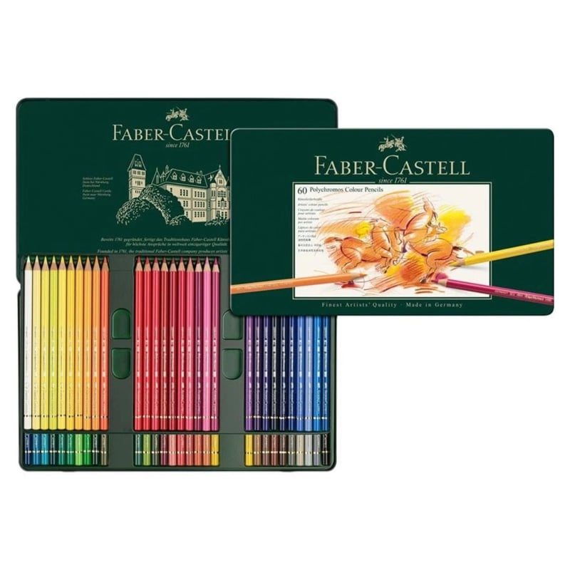 FABER-CASTELLFABER-CASTELL 60 Renk Polychromos Kuru Boya Yeşil Seri286597