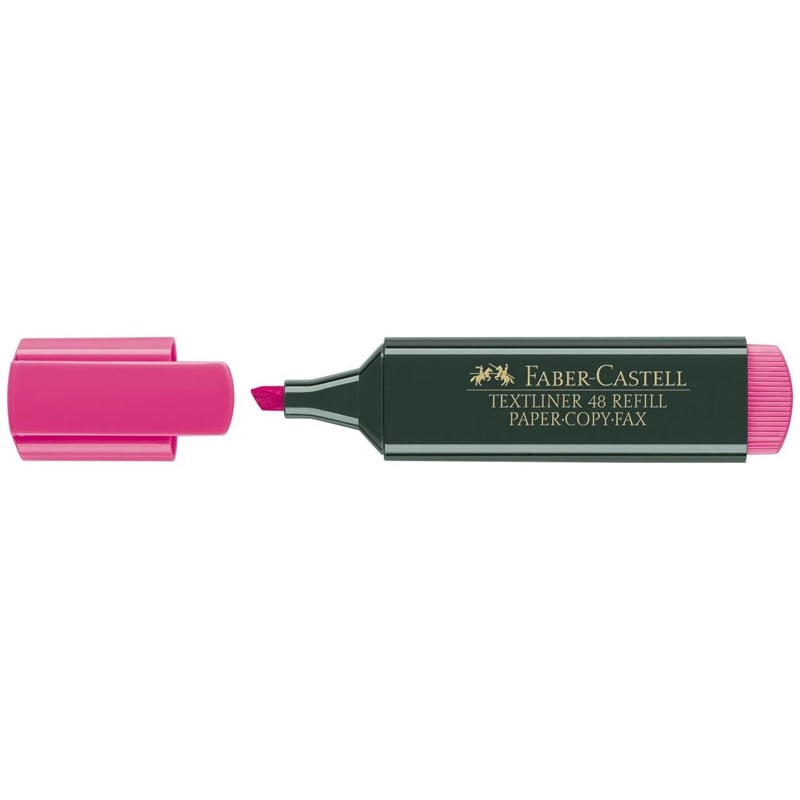 FABER-CASTELLFABER-CASTELL TEXTLİNER 48 FOSFORLU PEMBE KALEM 154828256-003