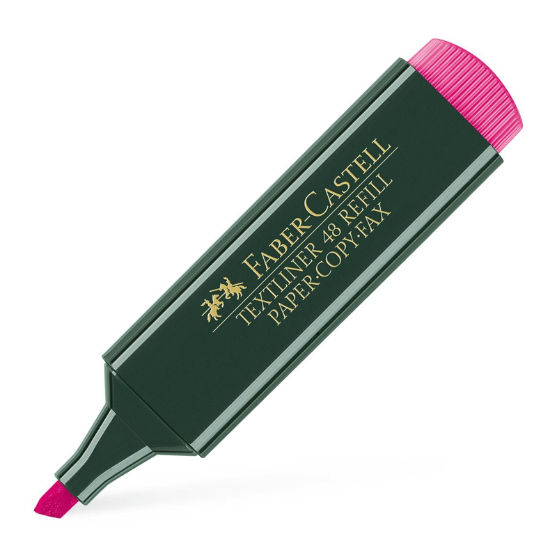 FABER-CASTELLFABER-CASTELL TEXTLİNER 48 FOSFORLU PEMBE KALEM 154828256-003