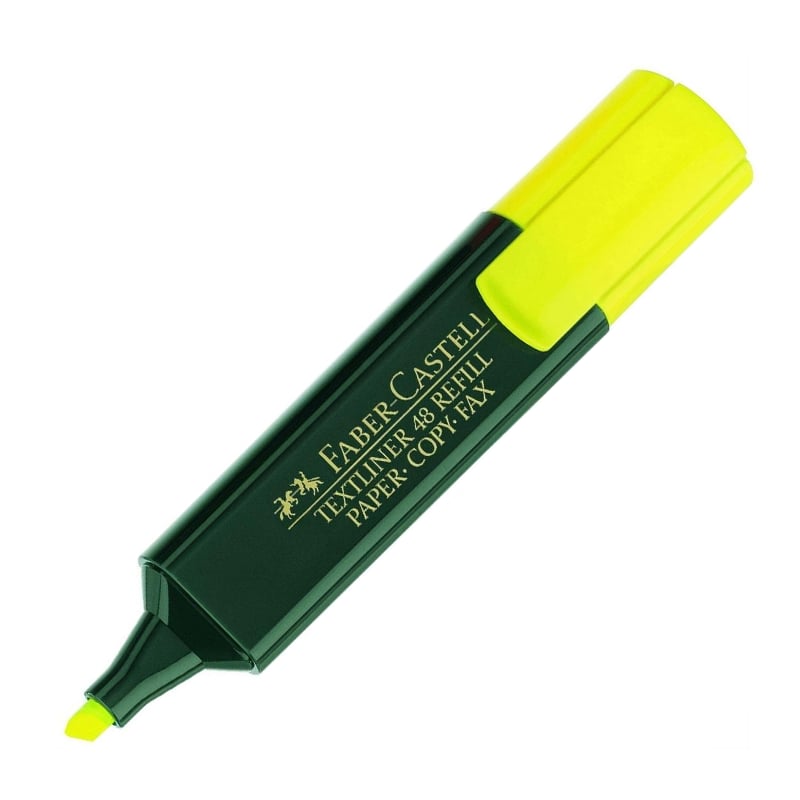 FABER-CASTELLFABER-CASTELL TEXTLİNER 48 FOSFORLU SARI KALEM 154807256