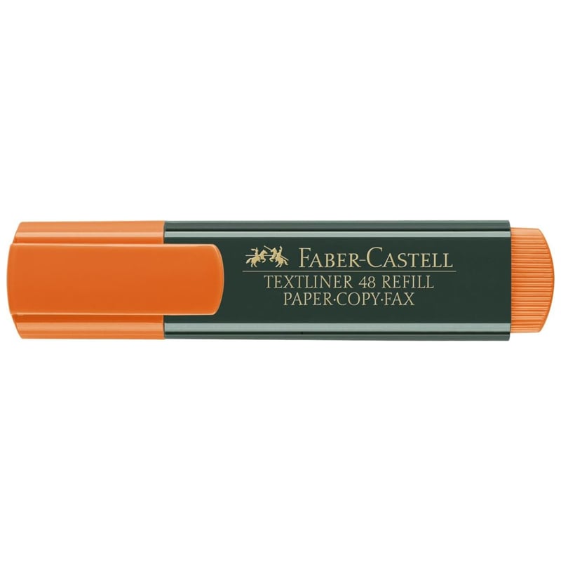 FABER-CASTELLFABER-CASTELL TEXTLİNER 48 FOSFORLU TURUNCU KALEM 154815256-004