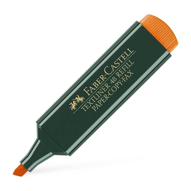 FABER-CASTELLFABER-CASTELL TEXTLİNER 48 FOSFORLU TURUNCU KALEM 154815256-004