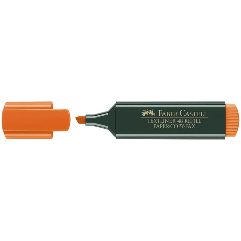 FABER-CASTELLFABER-CASTELL TEXTLİNER 48 FOSFORLU TURUNCU KALEM 154815256-004