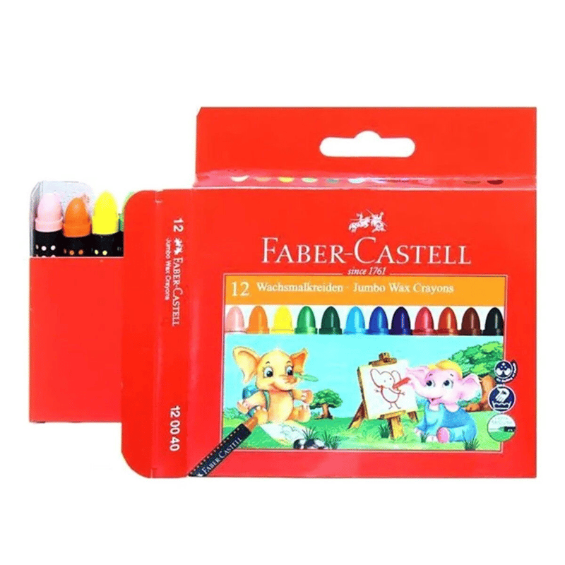 FABER-CASTELLFaber-Castell Wax Crayons Mum Boya 12 Renk 1200408901180240120 