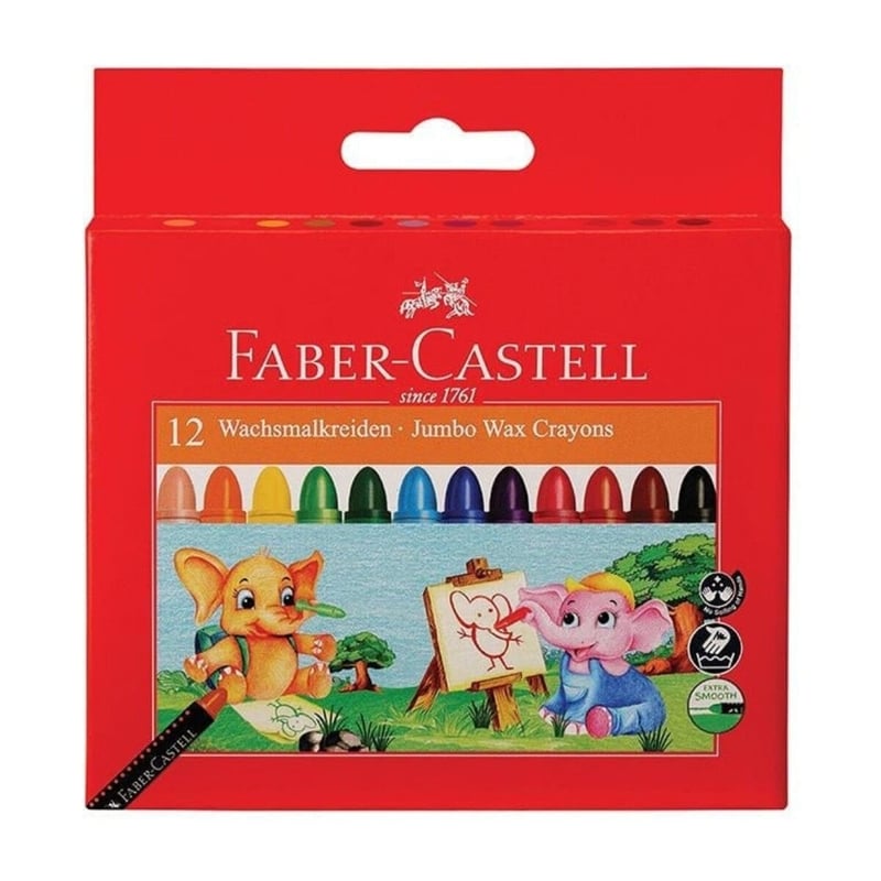 FABER-CASTELLFaber-Castell Wax Crayons Mum Boya 12 Renk 1200408901180240120 