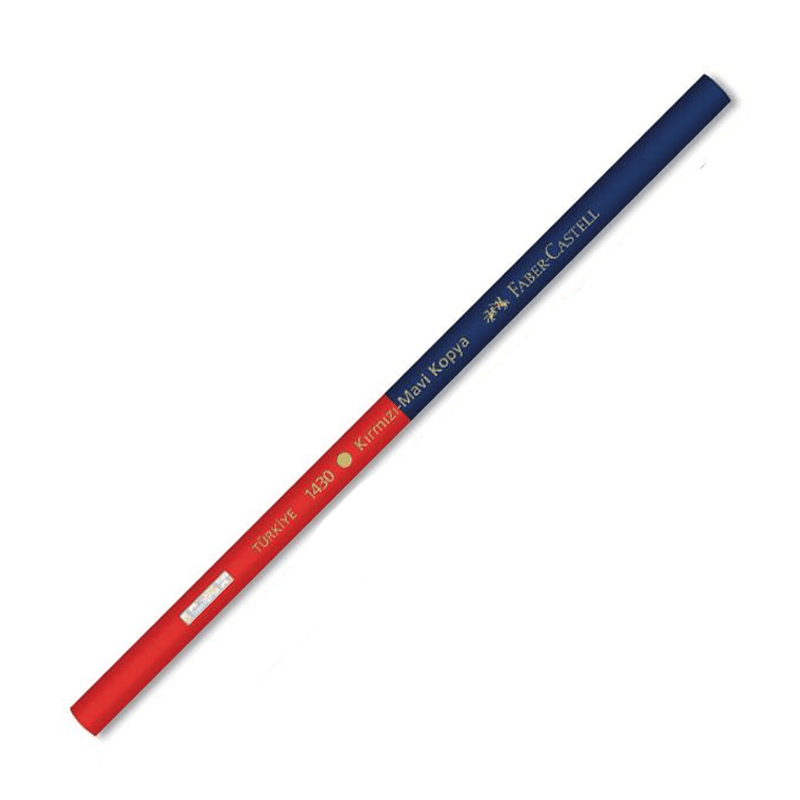 MarkasızFaber Castell Yuvarlak Çift Renk Lacivert Kırmızı Kurşun Kalem189006