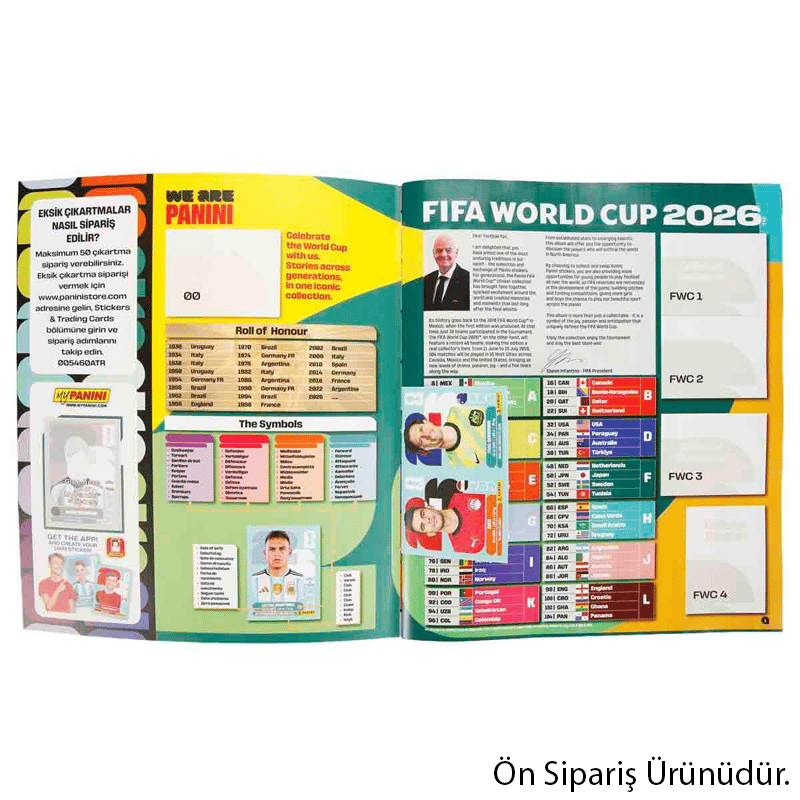 PANİNİFifa World Cup 2026 Çıkartma Albümü8051708029437