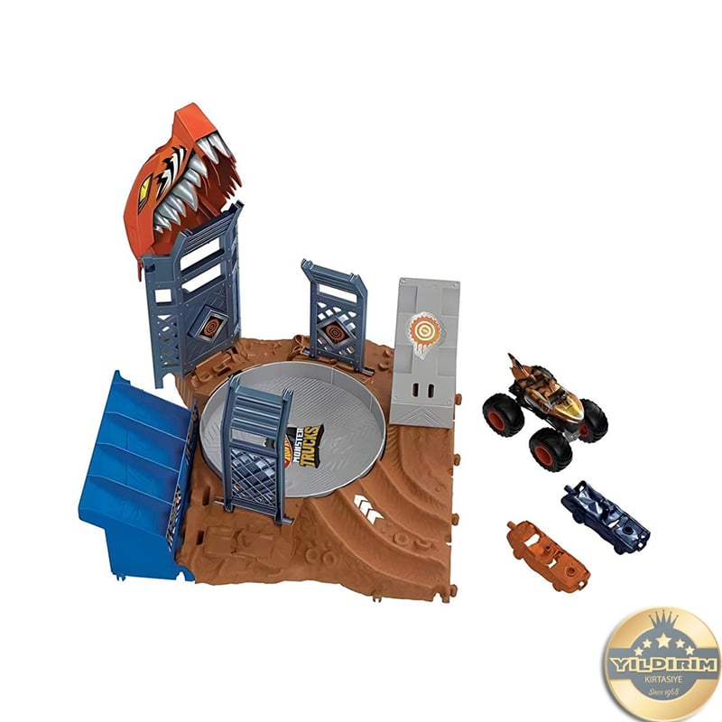 Mattel Hot Wheels Monster Trucks Arenada Yarı Final Setleri Tiger Shark194735136605