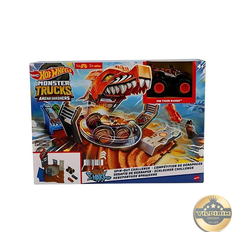 Mattel Hot Wheels Monster Trucks Arenada Yarı Final Setleri Tiger Shark194735136605