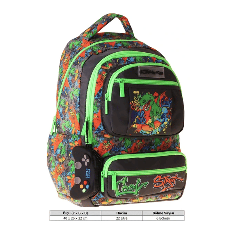 ...KAUKKO KIDS SIRT ÇANTASI STREETL5414