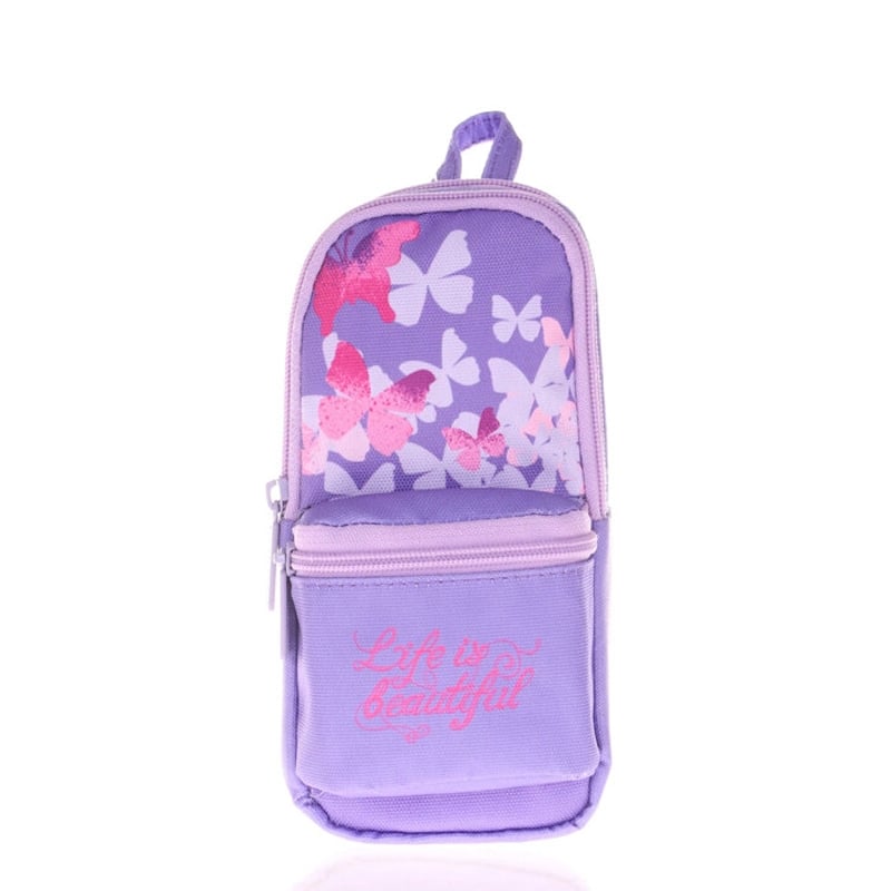 ...KAUKKO LAYER JUNIOR BAG KALEM ÇANTASI BUTTERFLY K24478682232024478