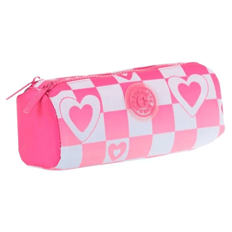 ...KAUKKO NATURE SOFT DUAL KALEM ÇANTASI PINK-BLUEk2699