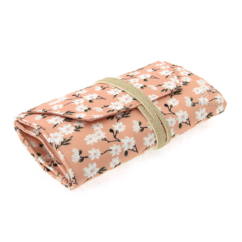KARINCA ÇANTAKAUKKO ROLL ART KALEM ÇANTASI (SOMON ÇİÇEKLİ) K2189Y00045557
