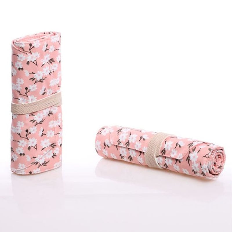 KARINCA ÇANTAKAUKKO ROLL ART KALEM ÇANTASI (SOMON ÇİÇEKLİ) K2189Y00045557