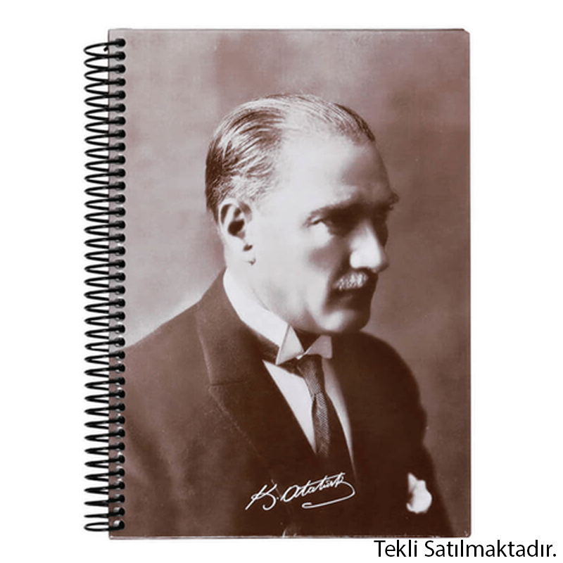 MarkasızKESKİN TELLİ 80YP ATATÜRK DEFTER SPİRALLİ8693043169326