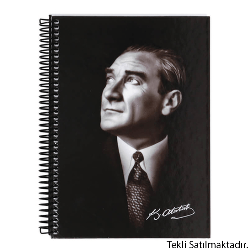 MarkasızKESKİN TELLİ 80YP ATATÜRK DEFTER SPİRALLİ8693043169326