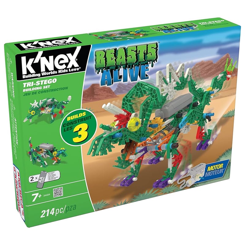 KNEX VEYA K'NEX MARKALI ÜRÜNLERKnex Tri - Stego Motorlu Yapım Seti 3448434484