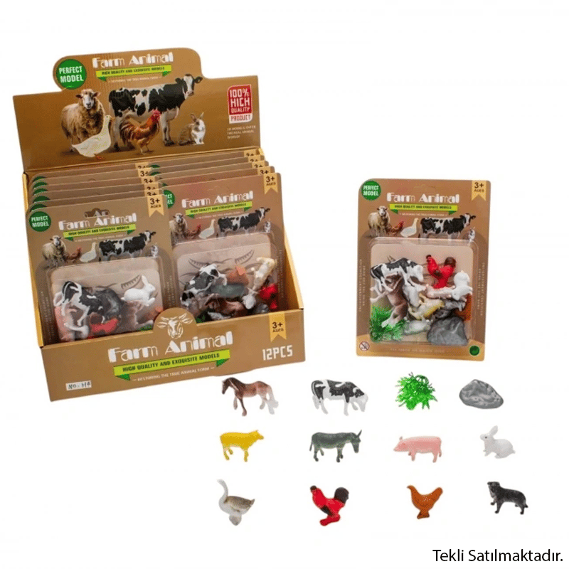 KIZILKAYA OYUNC.KZL-H4 HAYVAN SET ÇİFTLİK HAYVANALRI KARTELA 1208697197104639