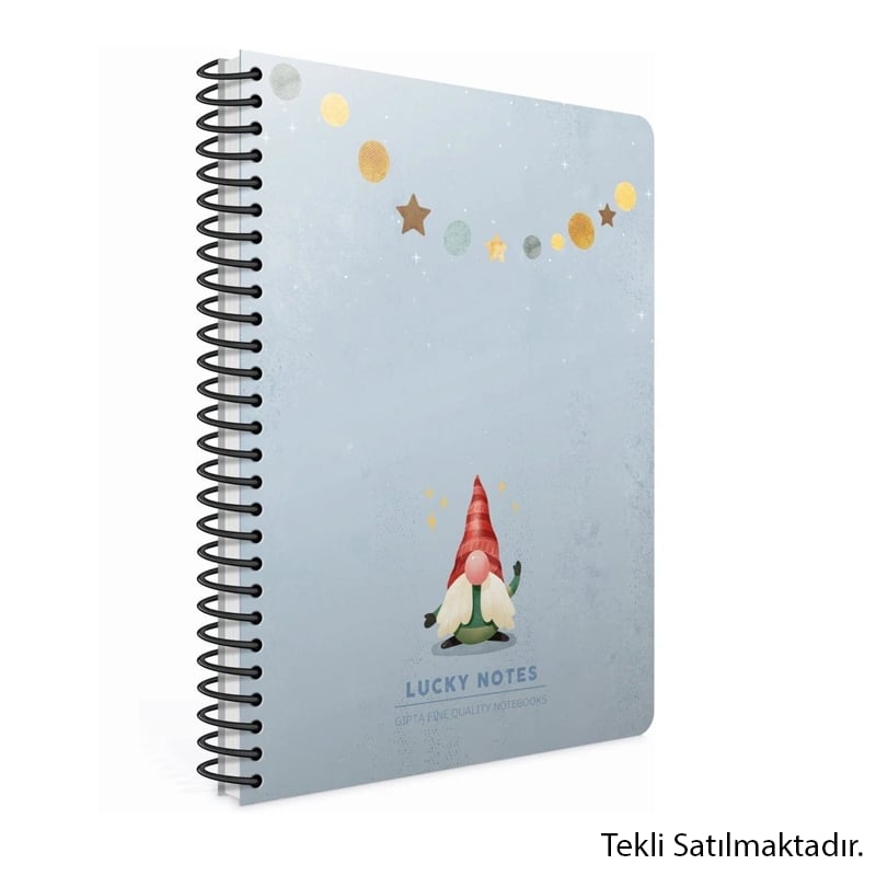 GIPTALUCKY NOTES SPİRALLİ 80YP KARELİ DEFTER8697236138960