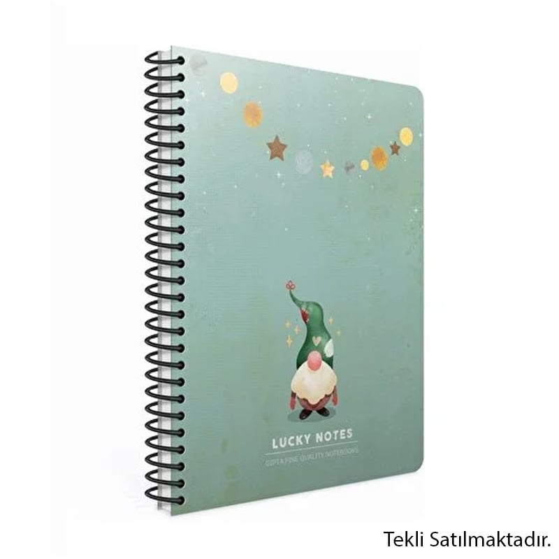 GIPTALUCKY NOTES SPİRALLİ 80YP KARELİ DEFTER8697236138960