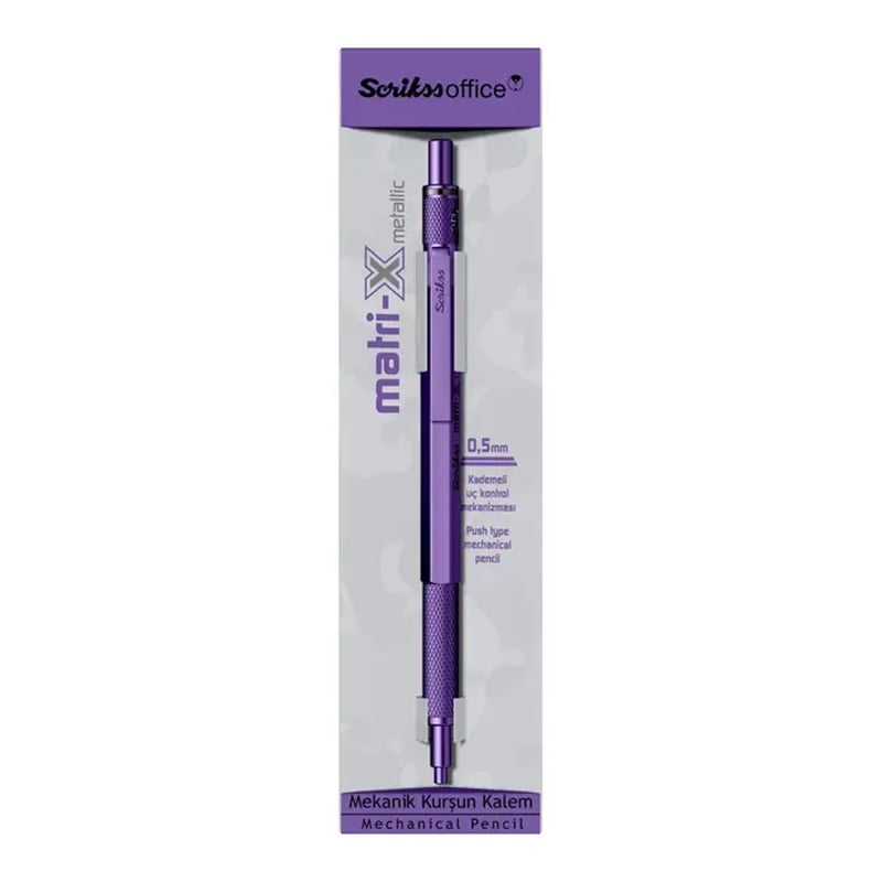 SCRIKSSMATRİX 0.7MM VERSATİK METALİK MOR8690187395499