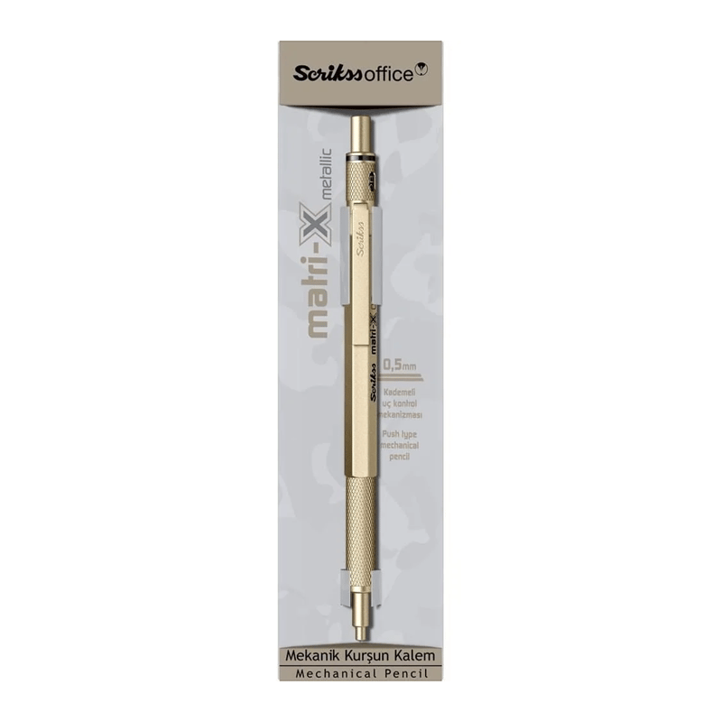 SCRIKSSMATRİX 0.7MM VERSATİK METALİK ALTIN8690187395482