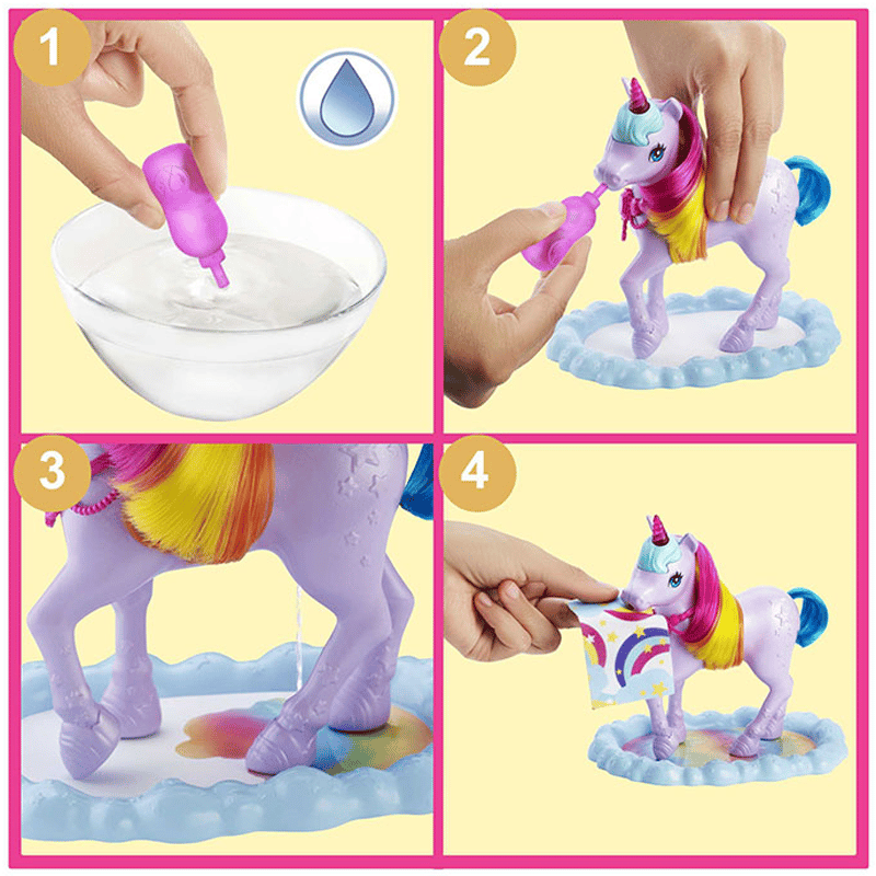 MATTELMATTEL BARBIE DREAMTOPIA GTG01 BEBEK VE TEK BOYNUZLU AT-6Y00049664