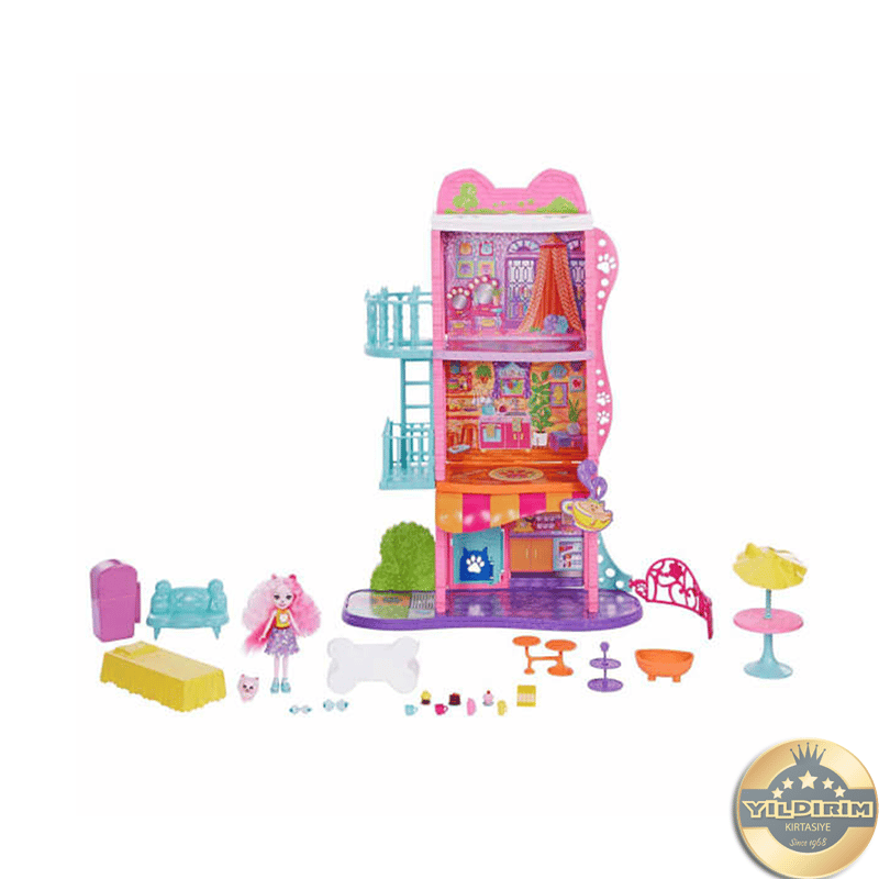 Mattel Mattel Enchantimals HHC18 Şehir ve Kafe Oyun Seti194735063161
