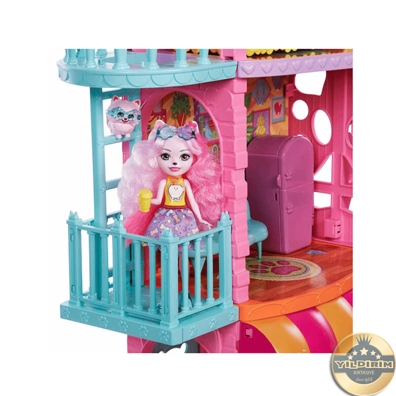 Mattel Mattel Enchantimals HHC18 Şehir ve Kafe Oyun Seti194735063161
