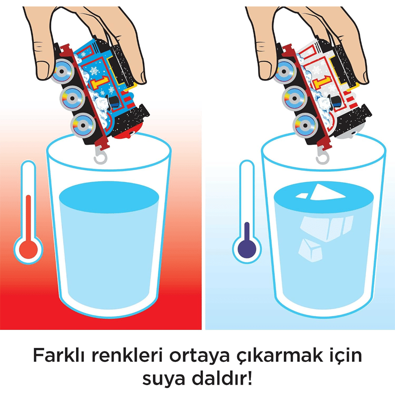 MATTELMATTEL HNP82 THOMAS VE ARKADAŞLARI RENK DEĞİŞTİREN KÜÇÜK TRENLER 3 LÜ PKT194735147397