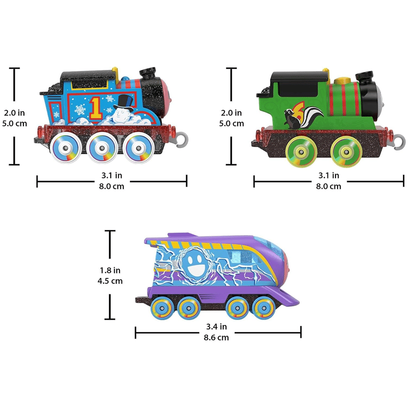 MATTELMATTEL HNP82 THOMAS VE ARKADAŞLARI RENK DEĞİŞTİREN KÜÇÜK TRENLER 3 LÜ PKT194735147397