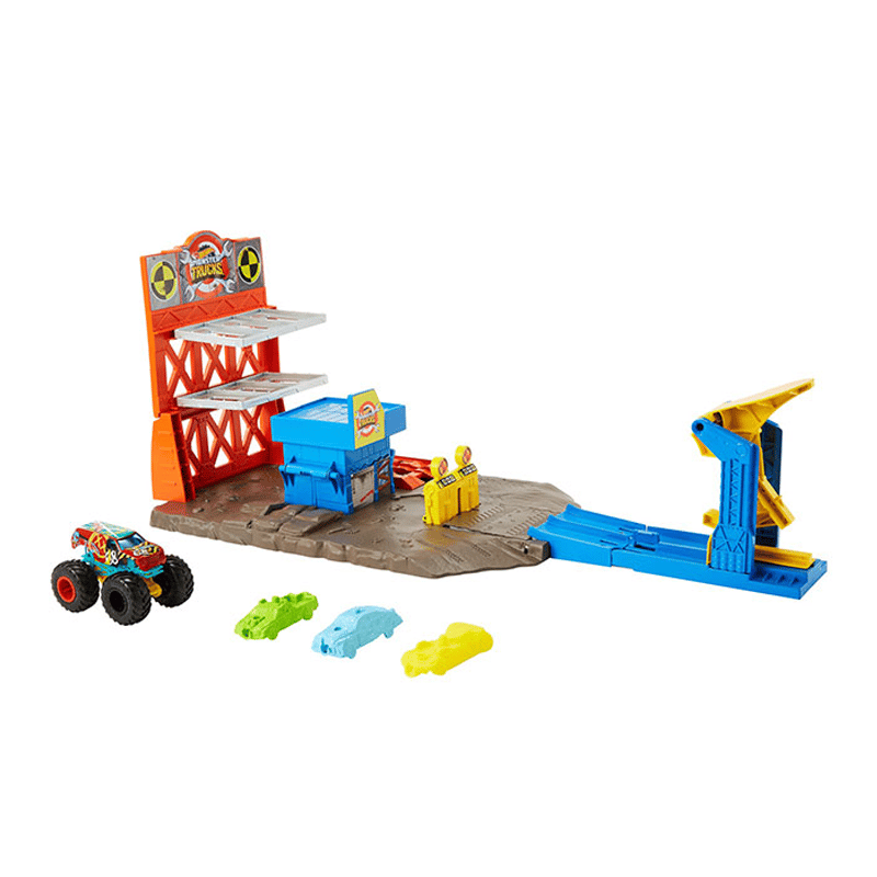 MATTELMATTEL HOT WHEELS MONSTER TRUCKS HDB12 PATLAMA ISTAS.OYUN SET194735036066