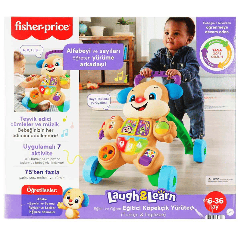 MATTELMATTEL YAŞA GÖRE GELİŞİM EĞİTİCİ KÖPEKÇİK YÜRÜTEÇ887961643367