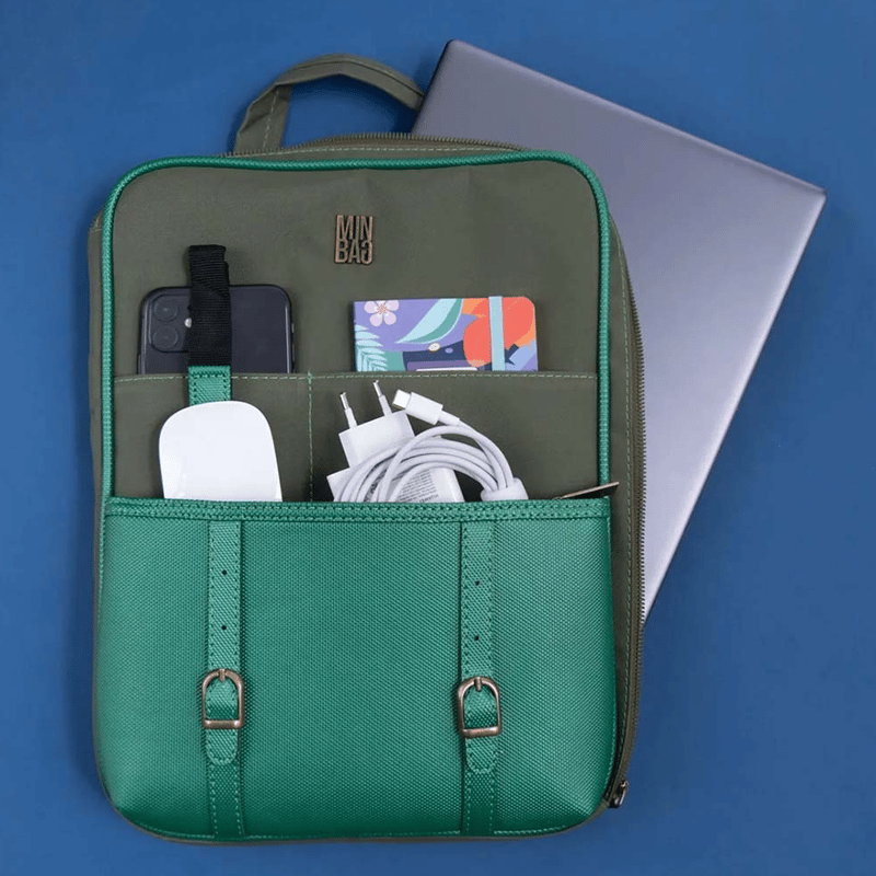 MarkasızMinbag Aspen Laptop ve Tablet Çantası YeşilY00048932