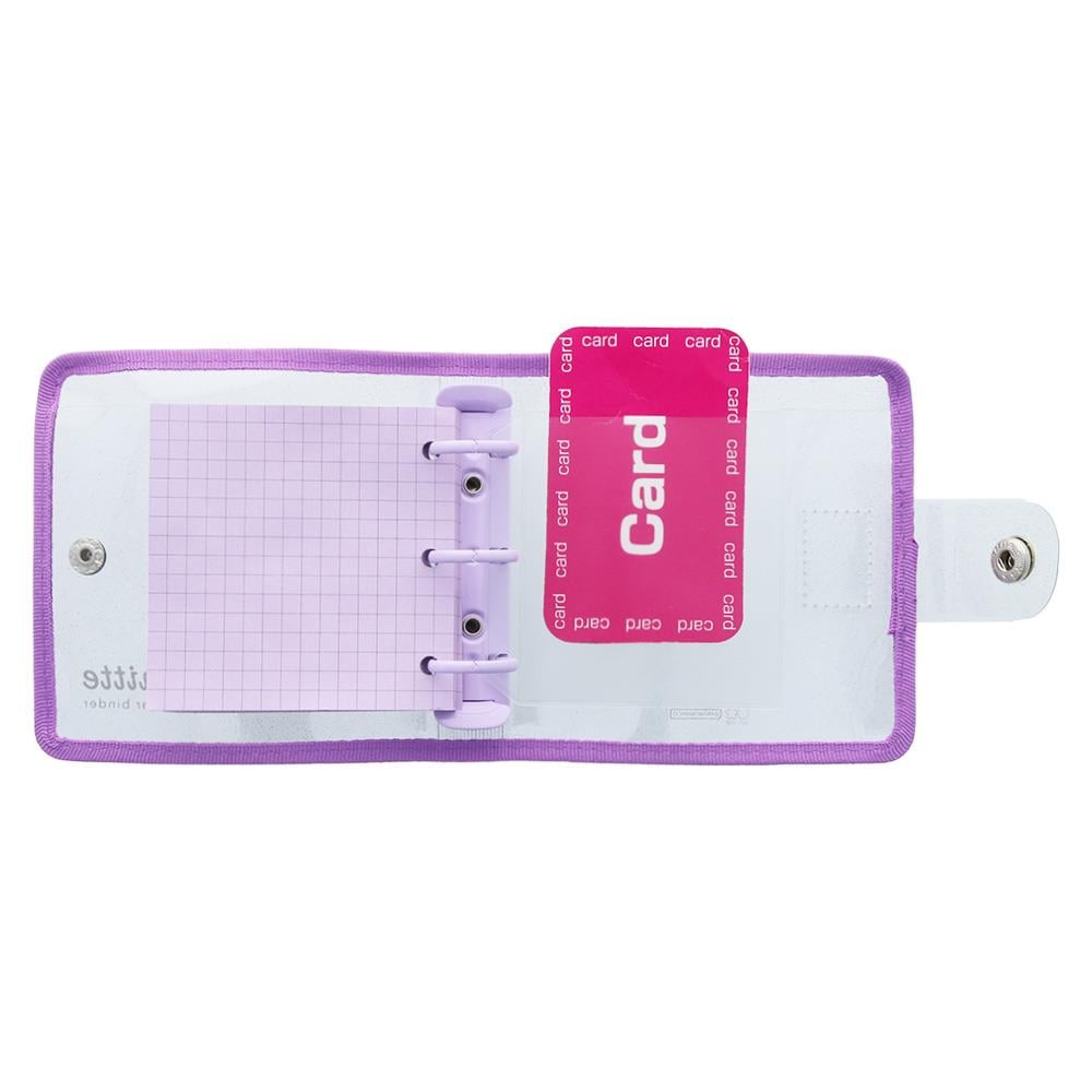 Sun-StarMitte Mini Parıltılı Çıt Çıtlı Dosya Mor & Açık Yeşil 4901770743028