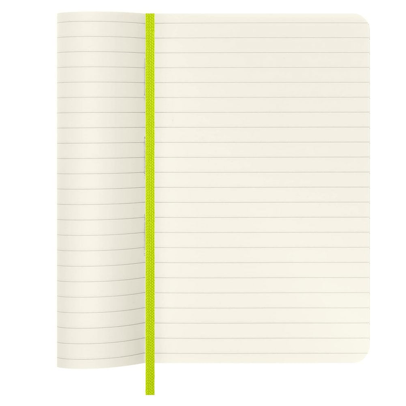 MOLESKINEMoleskine Classic Yumuşak Kapak Çizgili Defter 9x14 Lemon Green8056420850970