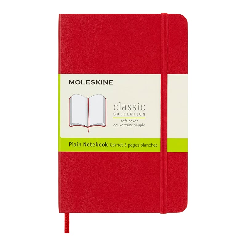 MOLESKINEMOLESKINE DEFTER YUMUSAK KAPAK CEP BOY DUZ KIRMIZI315029