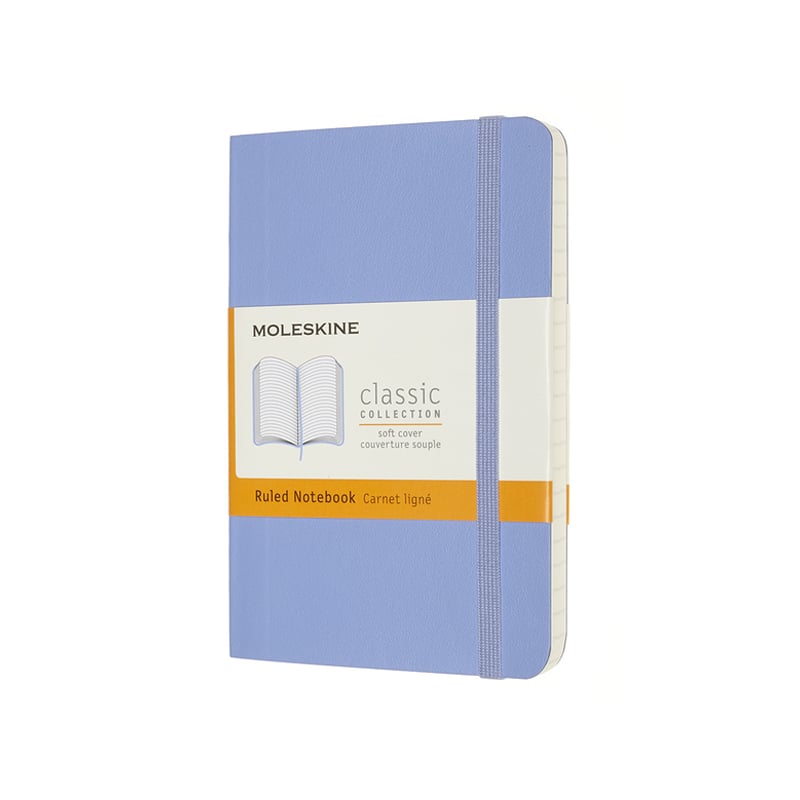 MOLESKINEMoleskine Klasik Defter | Yumuşak Kapak | Cep (3,5 × 5,5 inç) | Çizgili/Çizgili Ortanca Mavisi192 Sf8056420850918