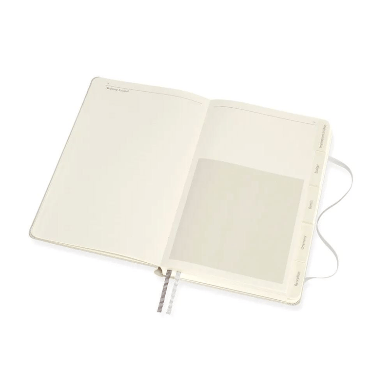 MOLESKINEMoleskine Tutku Günlüğü - Düğün | Sert Kapak | Büyük (5 × 8,25 inç) | İnci Grisi | 400 Sayfa8058647620275