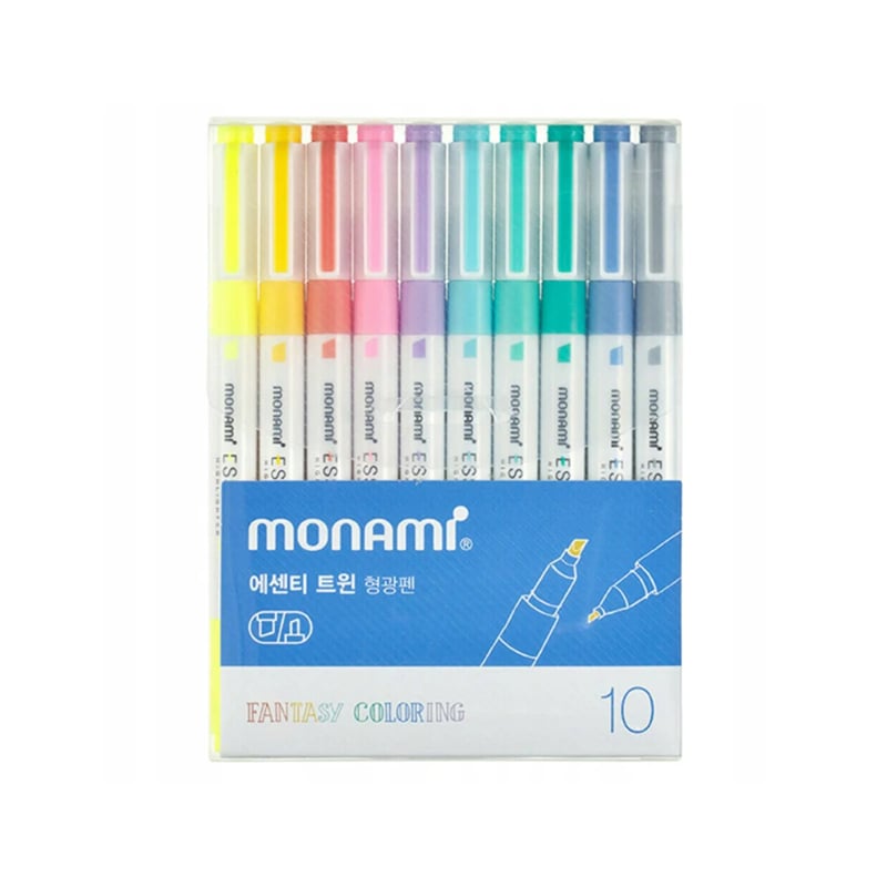 MONAMİMONAMİ ESSENTİ TWİN FOSFORLU KALEM F.COLORİNG 10LU8801067947046