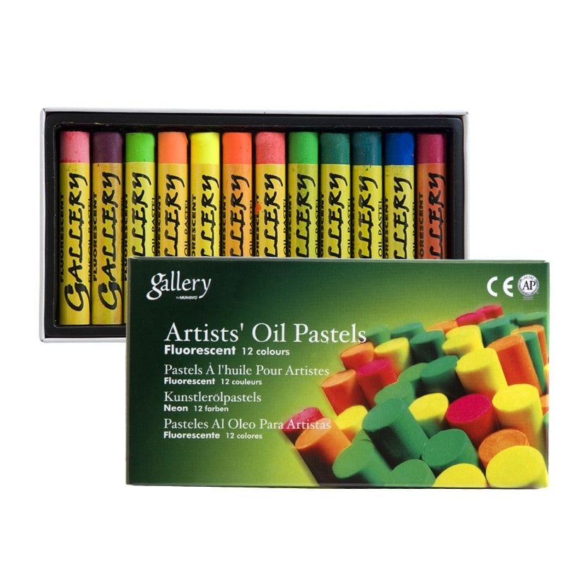 Gallery Mungyo Mungyo 12 Li Fosforlu Yağlı Pastel Karton Kutu Mop-12F225528