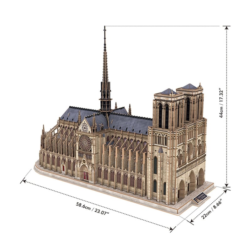 NECO TOYSNeco 3D Puzzle Notre Dame De Parıs6944588202606