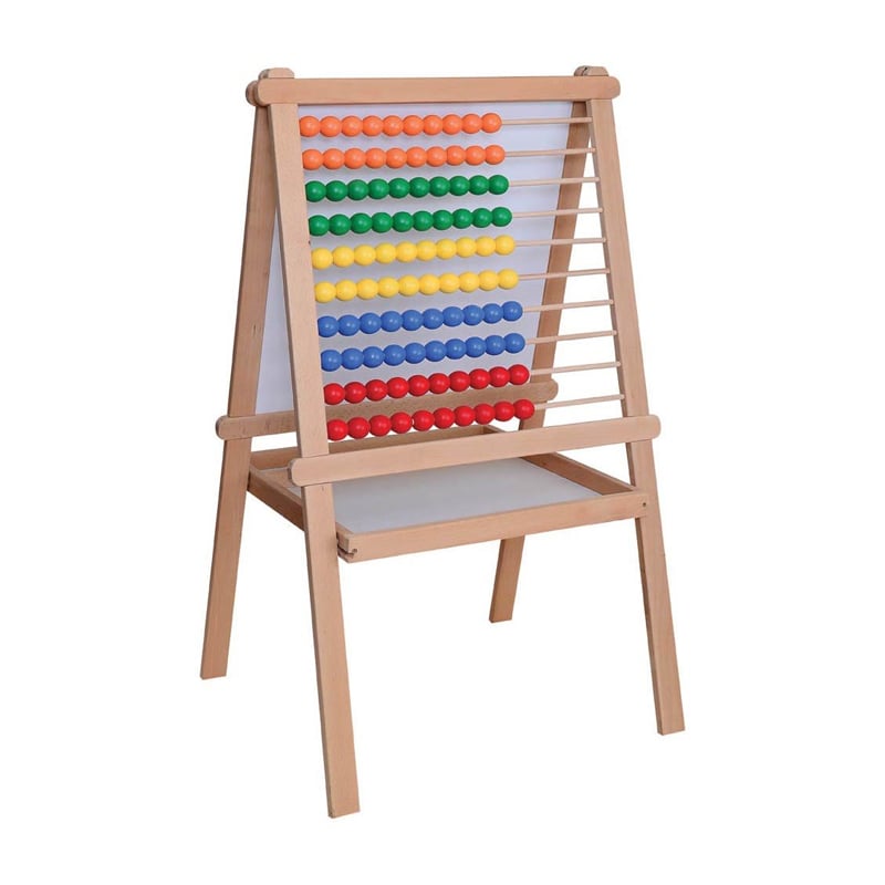 MARKASIZPANDA 40x50 ÖĞRENCİ TİPİ AHŞAP AYAKLI SEPETLİ 100 LÜ ABAKÜSLÜPAN298