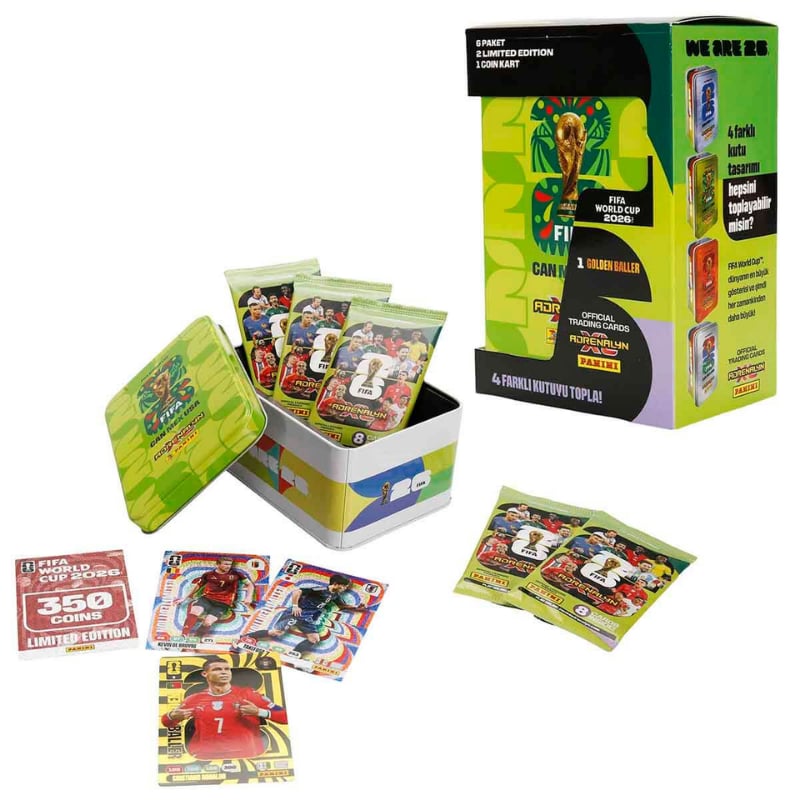 PANINI MARKALI ÜRÜNLERPanini-FIFA World Cup 2026 Metal Kutu8051708029376