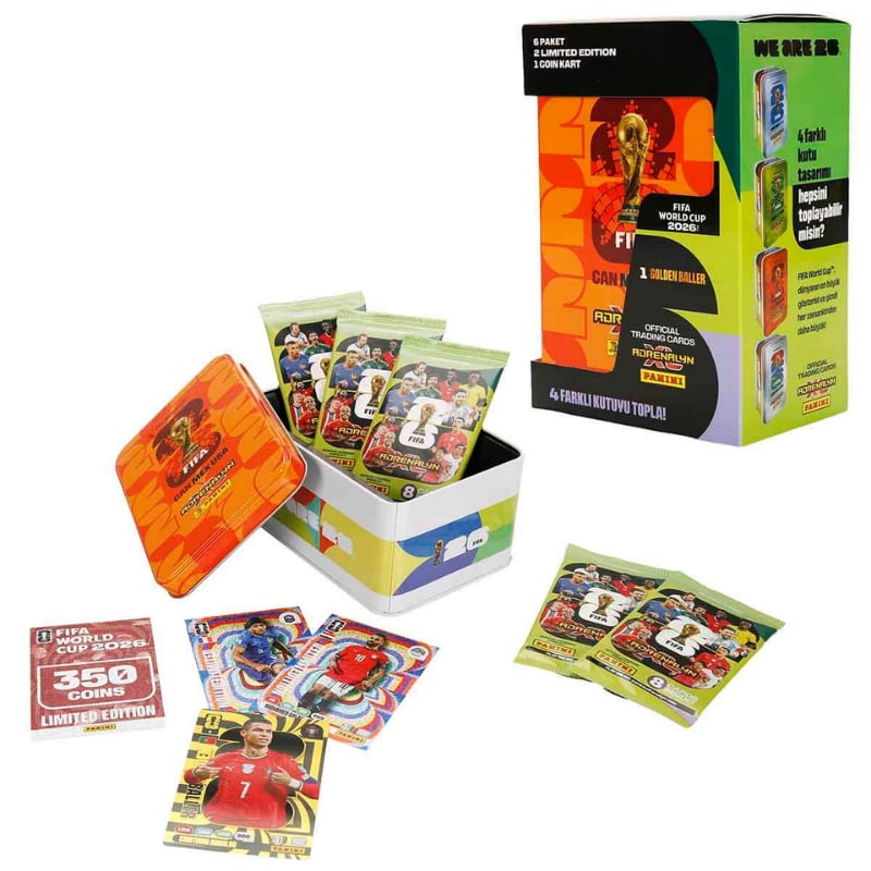 PANINI MARKALI ÜRÜNLERPanini-FIFA World Cup 2026 Metal Kutu8051708029376