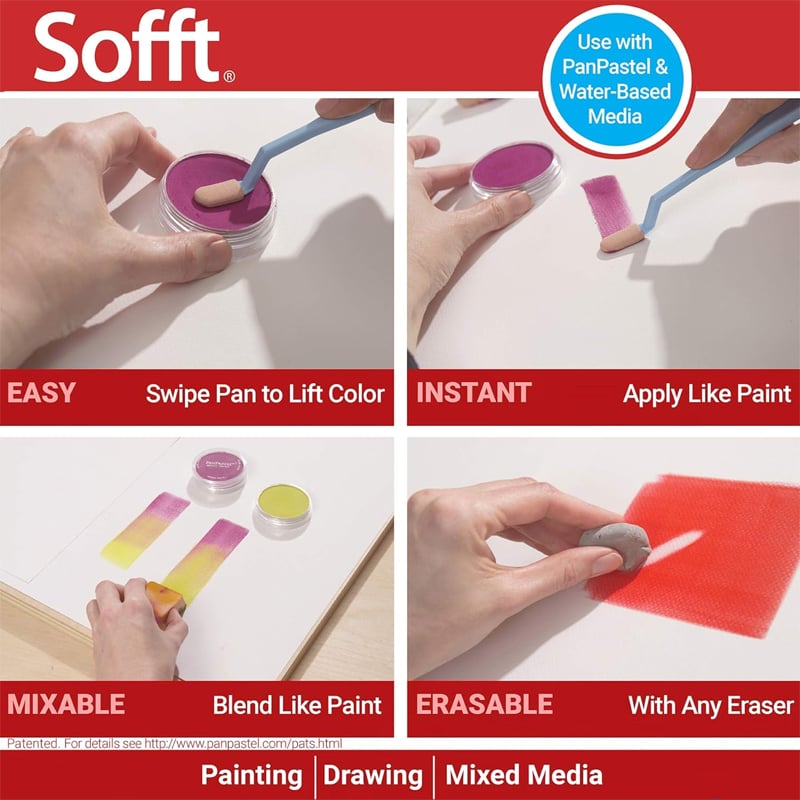 PANPASTELPanPastel 2 - ANGLE SLICE (FLAT) SET3K.G8061031-T