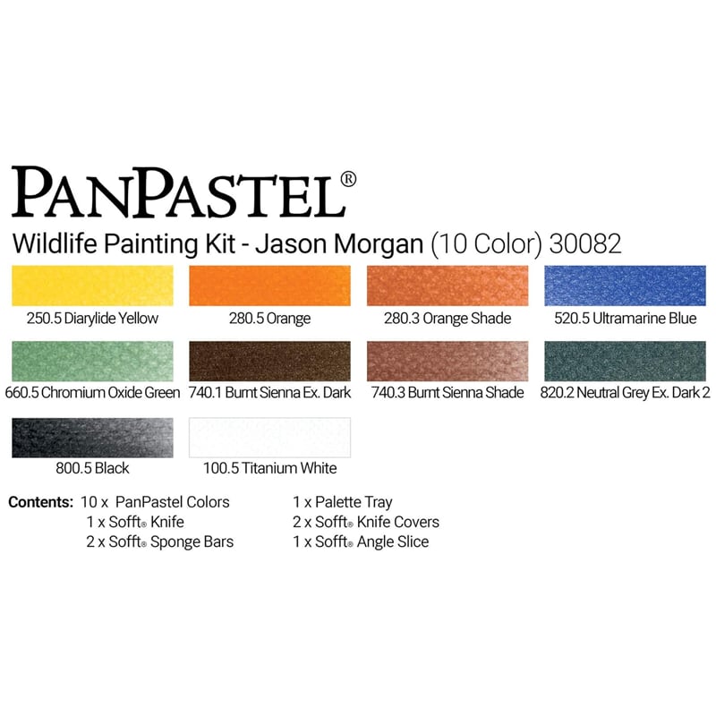 PANPASTELPanPastel G8030082-0 WILDLIFE PAINT.J.MORGAN SET879465007158