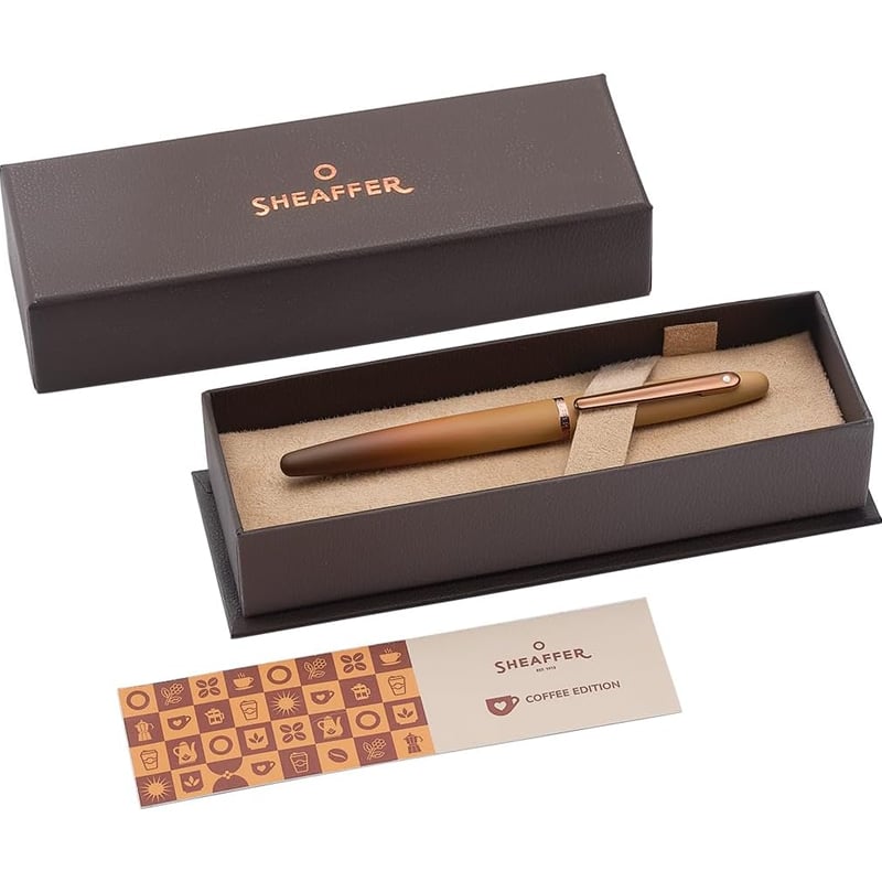 KAWECOPEN SHEAFFER VFM E9428 COFFE EDİTİON MATT BROWN WİTH REGAL BROWN074040000528