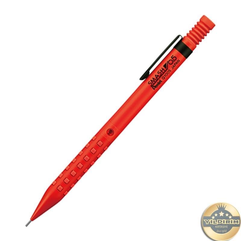 Pentel 0.5mm Mat Kırmızı Gövde , Teknik Çizim ve Yazı Versatil Kalem