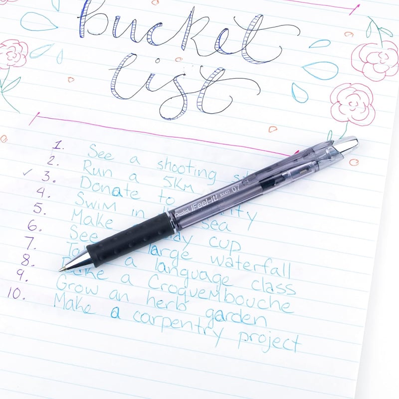 PENTELPentel FEEL IT 0.7 mm Mekanizmalı Roller Kalem SİYAH884851028518